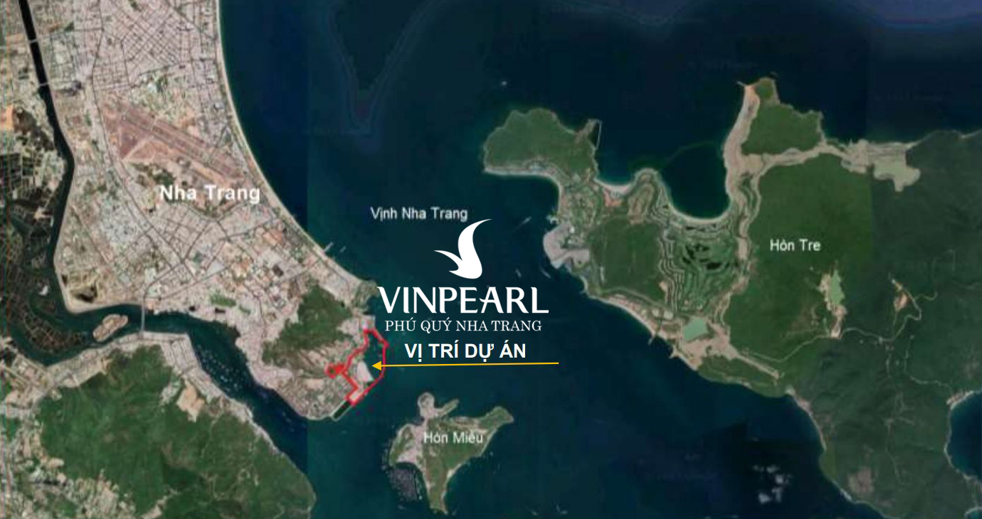 Vị trí Vinpearl Phú Quý Nha Trang