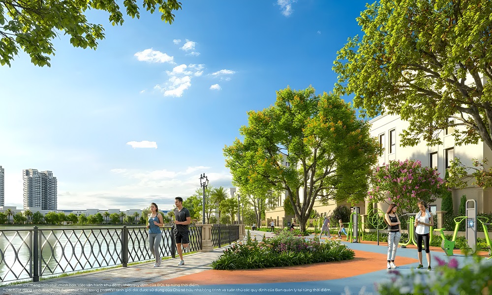 Cảnh quan xanh Vinhomes Phú Quý